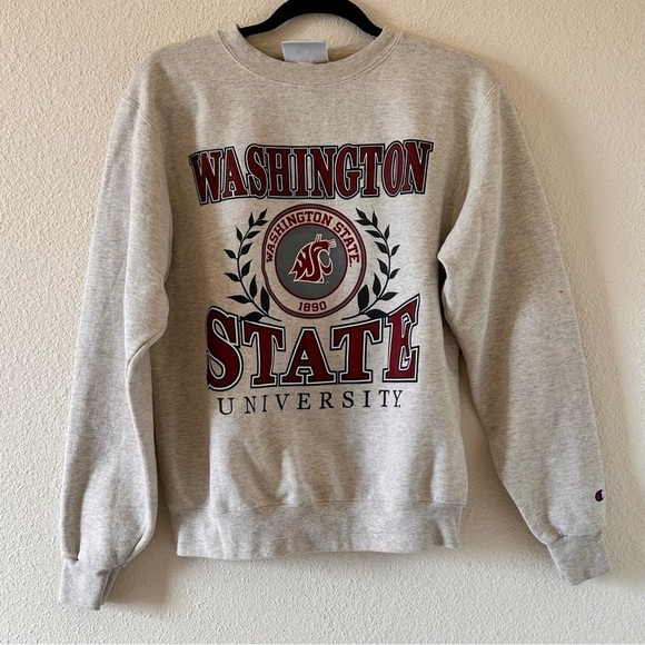 Champion Other - Champion Y2K Washington State University Cougars Heather Cream Men Size Small